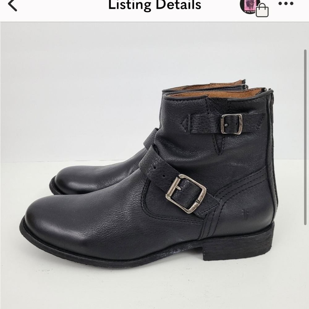 Frye Tyler Engineer Boots Womens 10 B